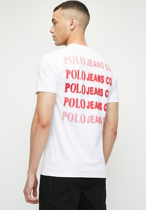 POLO - Triston Pjc Multi  Logo Short sleeve Tee - White