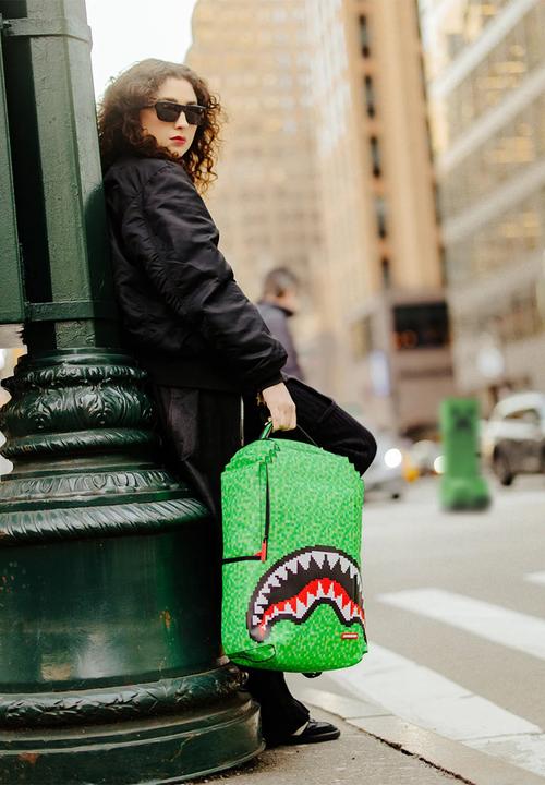 Sprayground - Pixel shape backpack - green