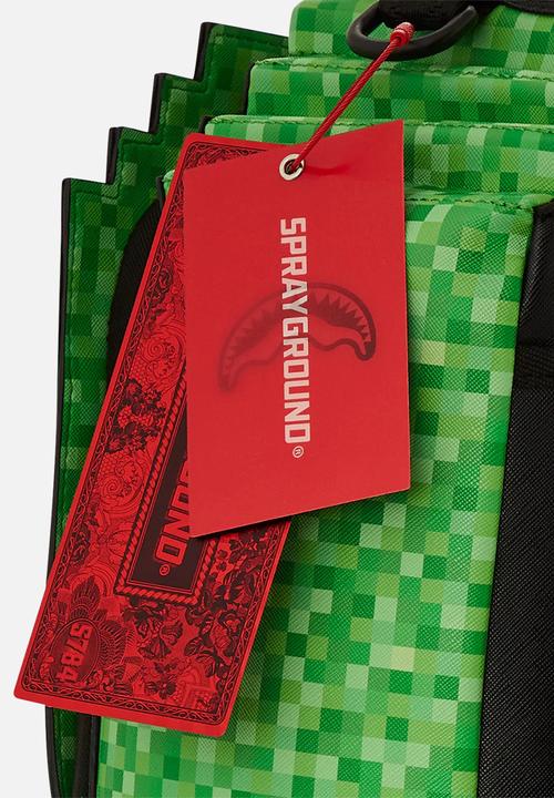 Sprayground - Pixel shape backpack - green