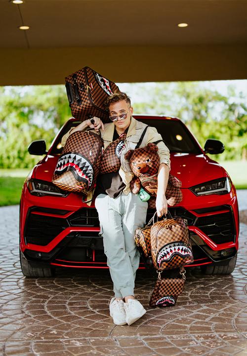 Sprayground - Sharks in paris lenticular chomp moneybear - brown