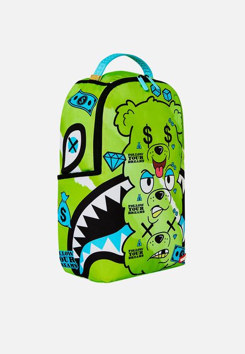 Sprayground - Triple head bear backpack - green