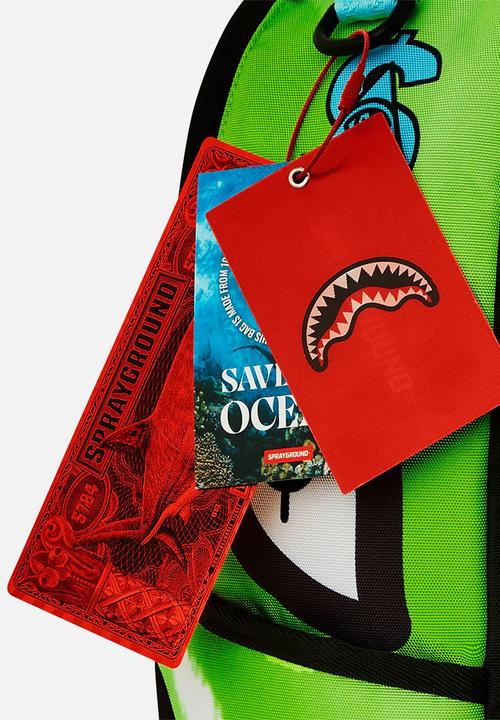 Sprayground - Triple head bear backpack - green