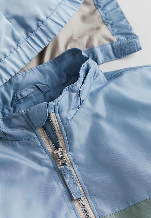 H&M - Hooded jacket - light blue & block-coloured