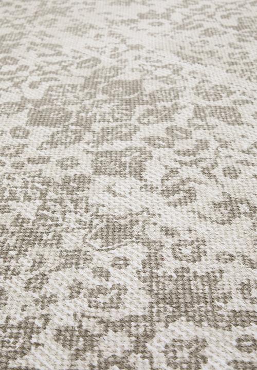 Sixth Floor - Antique Distressed Cotton Rug - neutral & brown