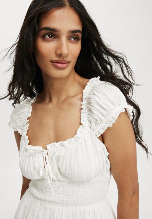 Cotton On - Eddie Corset Mini Dress - White