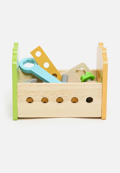 Pop Candy - Wooden toolbox toy set - multi