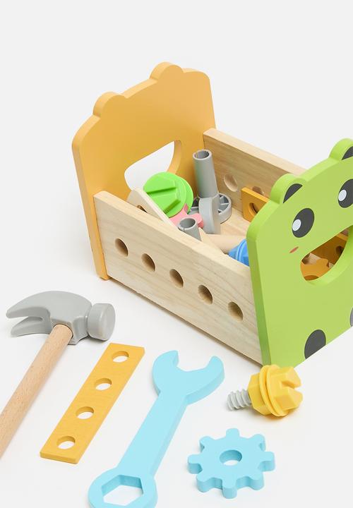 Pop Candy - Wooden toolbox toy set - multi