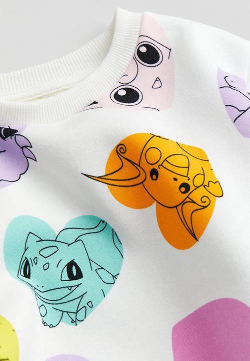 H&M - Printed sweatshirt - white,multi