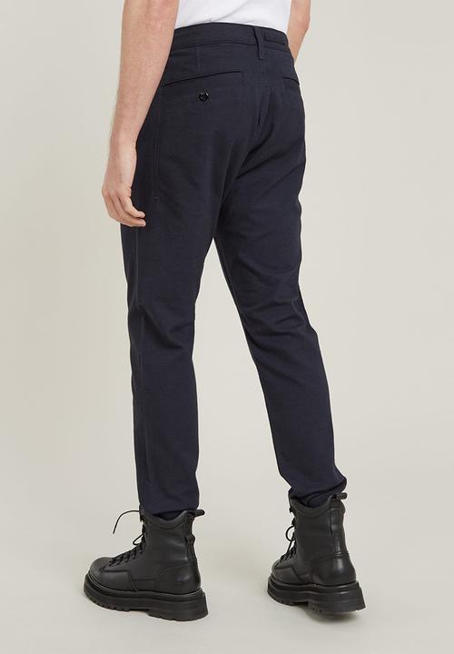 G-STAR - Bronson 2.0 Slim Chino - legion blue/dk black dobby