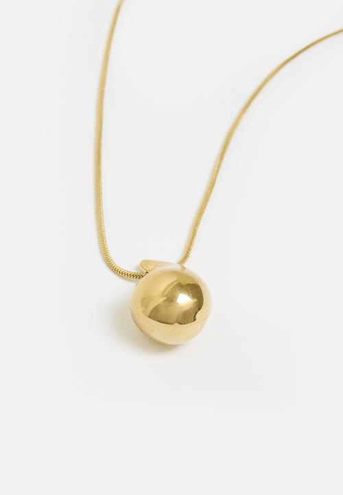 Tessa Design - Leia teardrop pendant - gold