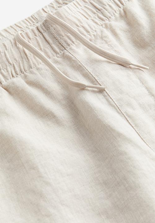 H&M - Regular fit linen trousers - cream