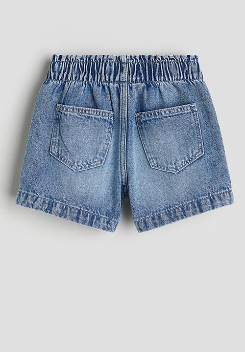 H&M - Loose fit denim shorts - denim blue