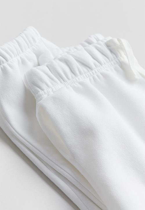 H&M - Joggers - white