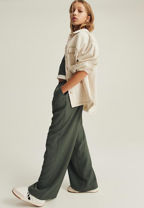 H&M - Strappy top and trousers set - khaki green