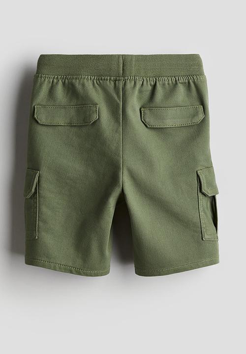 H&M - Cargo shorts - khaki green 