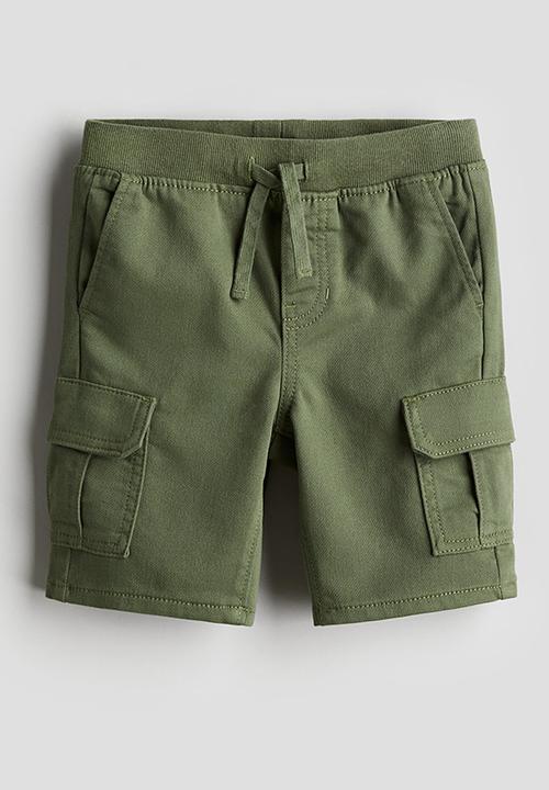 H&M - Cargo shorts - khaki green 