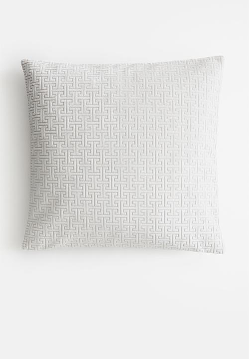 Patterned cushion cover - beige,multi