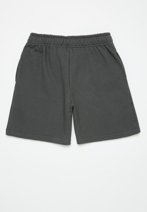 Pop Candy - 2 Pack shorts - charcoal grey & black