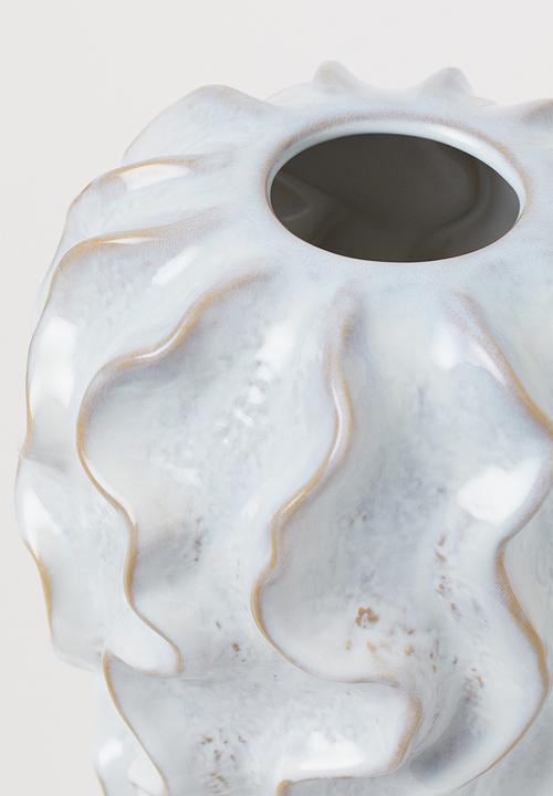 H&M - Stoneware vase - white