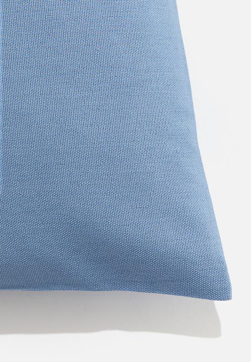 H&M - Cotton canvas cushion cover - blue