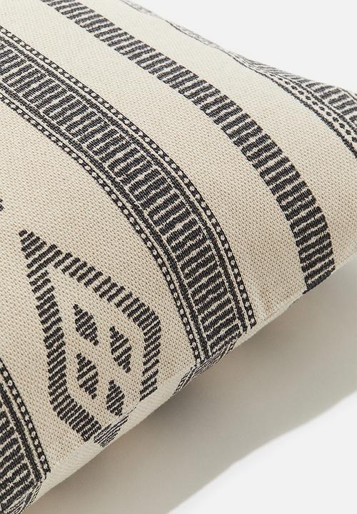 H&M - Patterned cushion cover - beige,multi