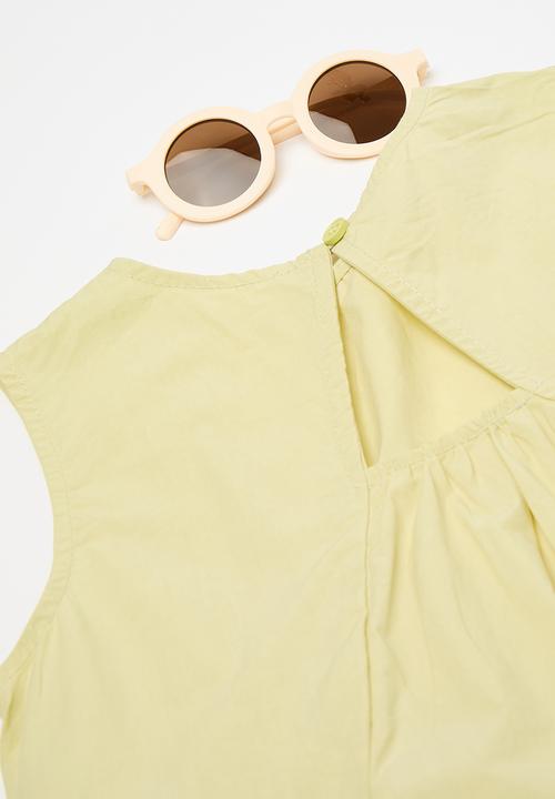 Pop Candy - Ruched pockets dress - green