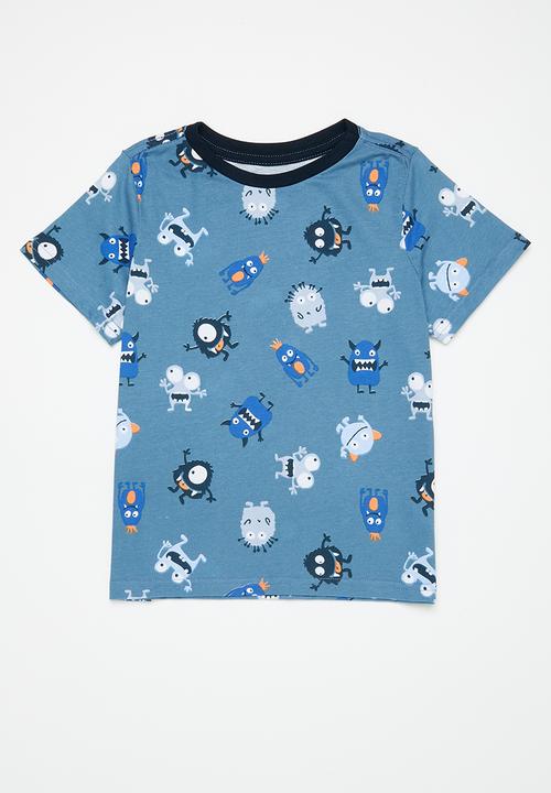 Pop Candy - 2 Pack graphic tee - blue