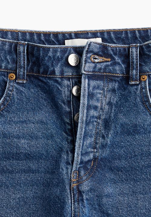 H&M - Denim shorts - dark denim blue