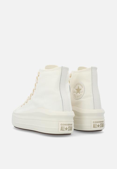 Converse - Chuck taylor all star move tonal canvas - egret/metallic light gold/egret