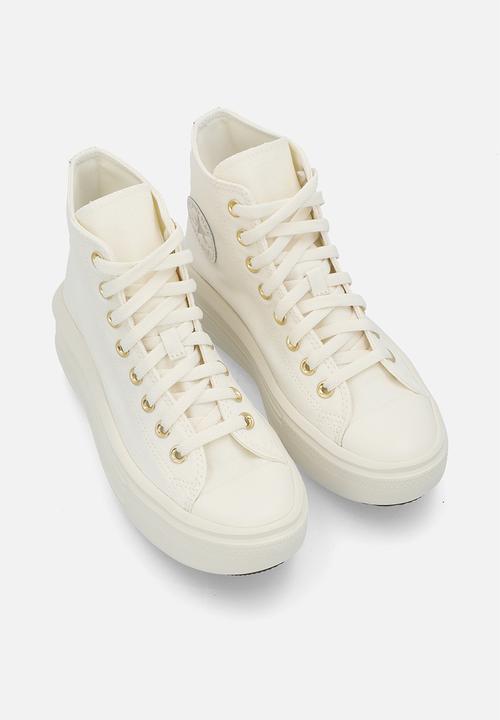 Converse - Chuck taylor all star move tonal canvas - egret/metallic light gold/egret