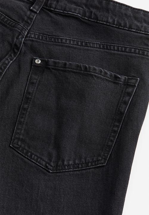 H&M - Bootcut high jeans - black