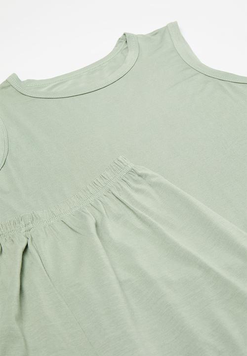 Pop Candy - Sleeveless pj set - sage green