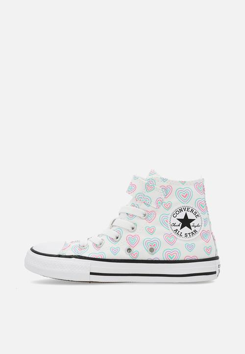 Converse - Chuck taylor all star hearts easy-on - white/oops pink/white