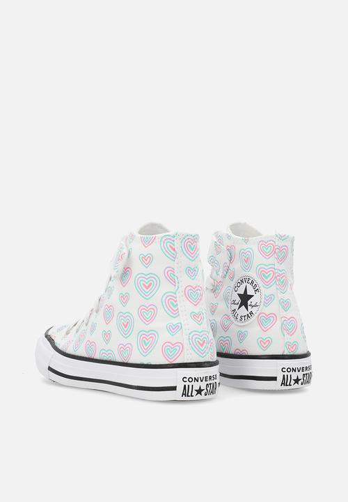 Converse - Chuck taylor all star hearts easy-on - white/oops pink/white
