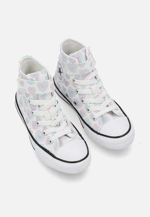 Converse - Chuck taylor all star hearts easy-on - white/oops pink/white