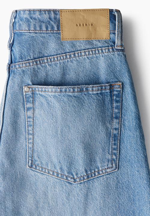 H&M - Barrel high jeans - blue