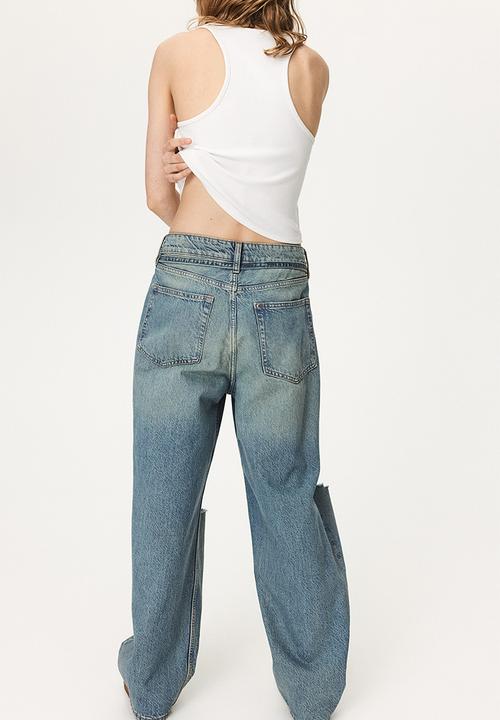 H&M - Super baggy low jeans - blue
