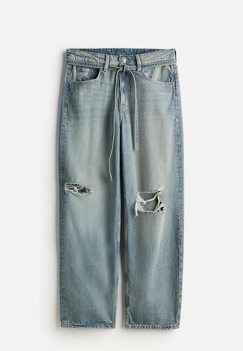 H&M - Super baggy low jeans - blue