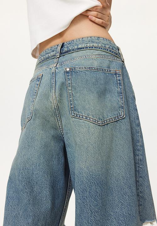 H&M - Super baggy low jeans - blue