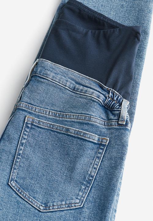 H&M - Mama straight ankle jeans - denim blue