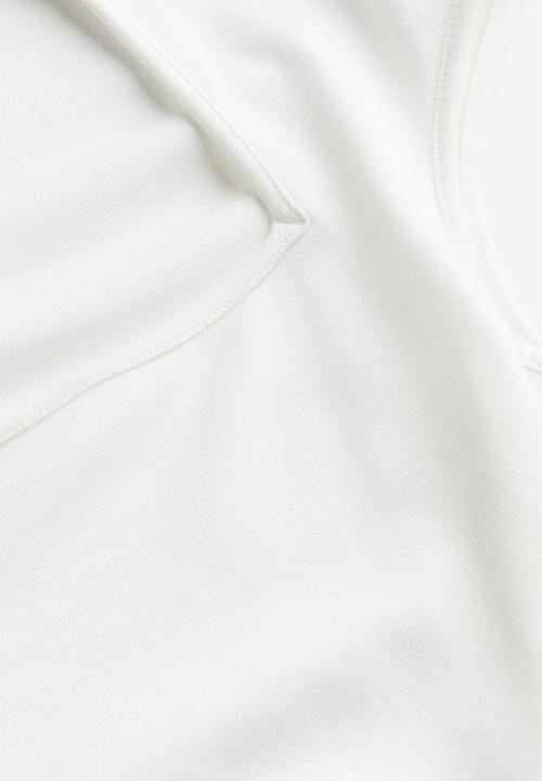 H&M - Cap-sleeved top - white