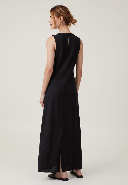 Cotton On - Haven High Neck Maxi Dress - Black