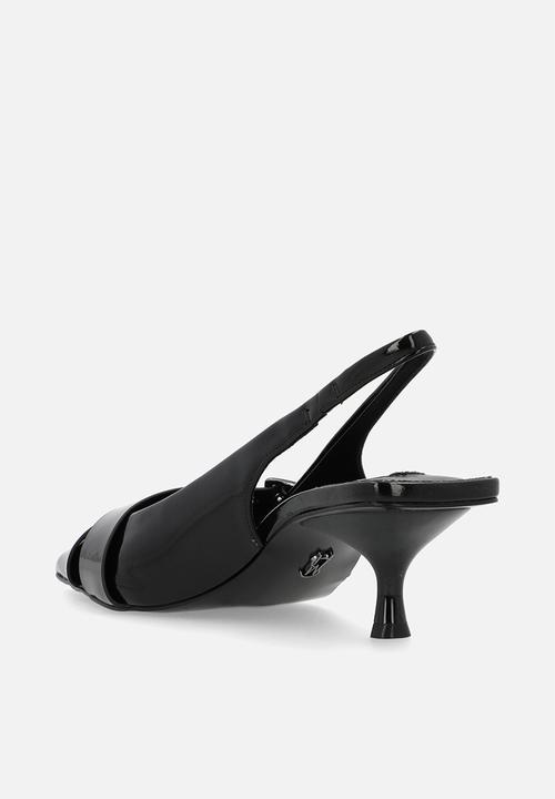 Steve Madden - Stepback slingback - blk patent