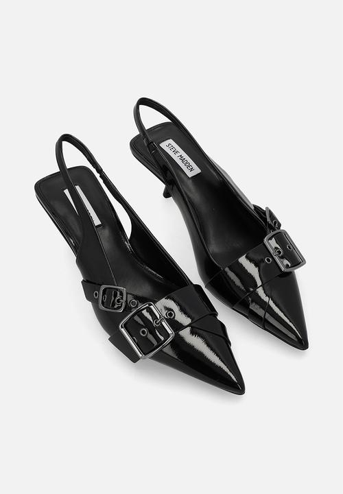 Steve Madden - Stepback slingback - blk patent
