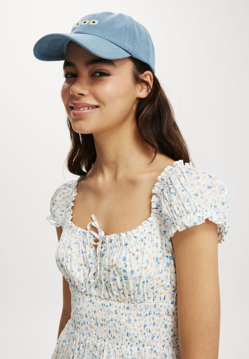 Cotton On - Eddie Corset Mini Dress - Lael Ditsy Stone Blue