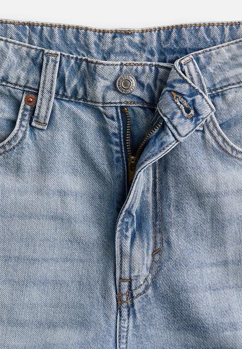 H&M - Baggy high jeans - blue