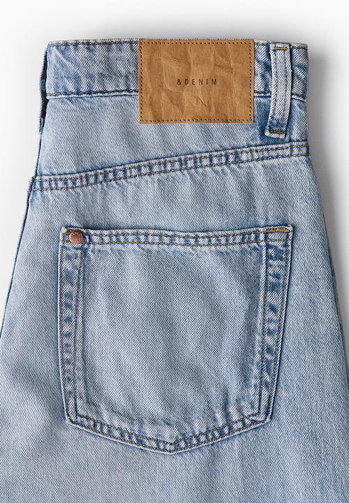 H&M - Baggy high jeans - blue