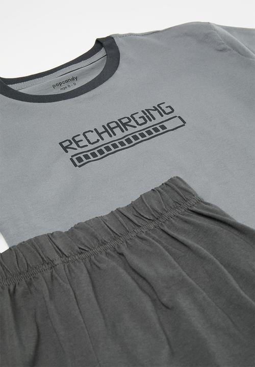 Pop Candy - Pj set-printed/grey