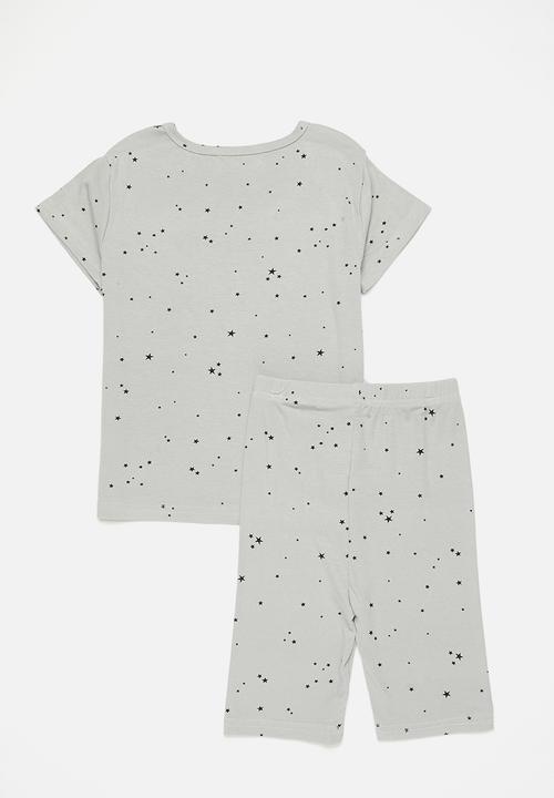 Pop Candy - Printed top & legging set - grey