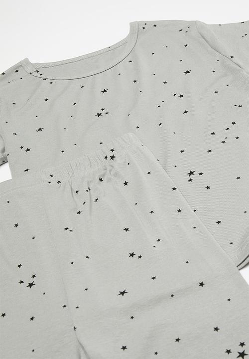 Pop Candy - Printed top & legging set - grey